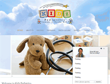 Tablet Screenshot of kidzpediatrics.org